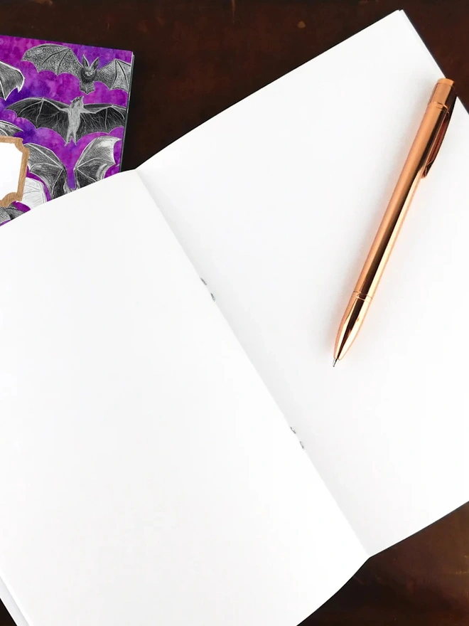 Chiroptera Bat Print Notebook