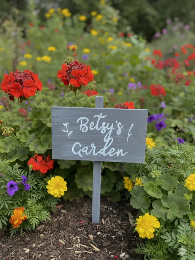 personalised garden sign