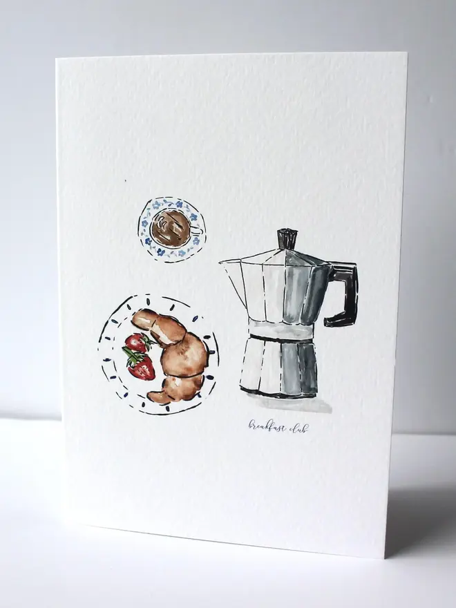 Breakfast Club Greeting Card 