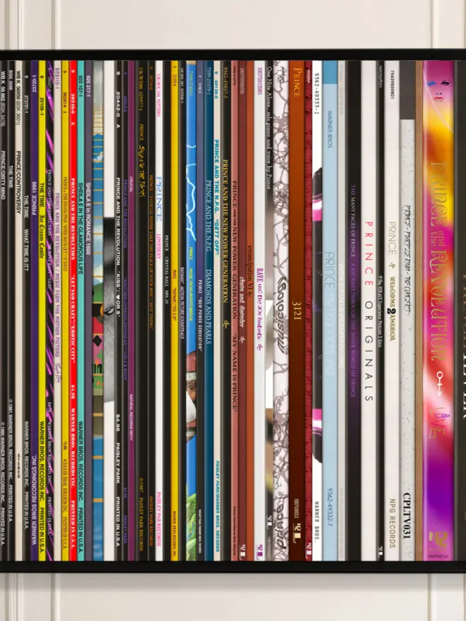 large prince vinyl artwork