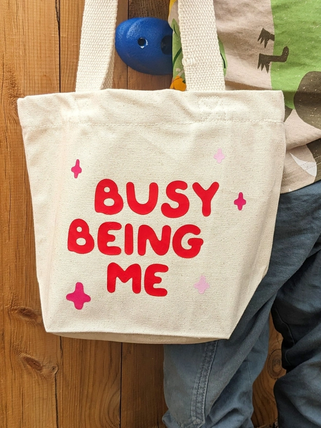 Busy Being Me Mini Tote Bag