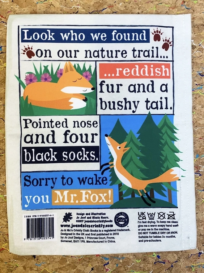 Nature Trail Forest Rhymes Crinkly Newspaper