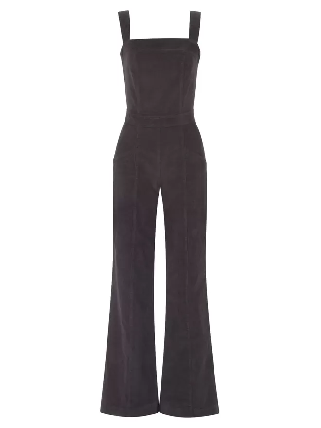 new sienna dungarees in cord full product view