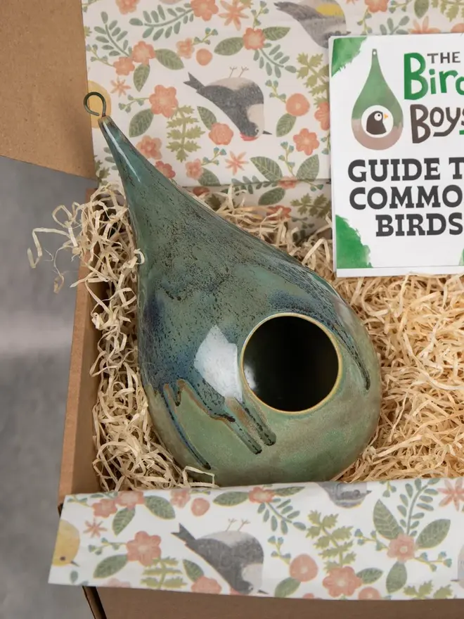 Handmade Teardrop Bird Feeder