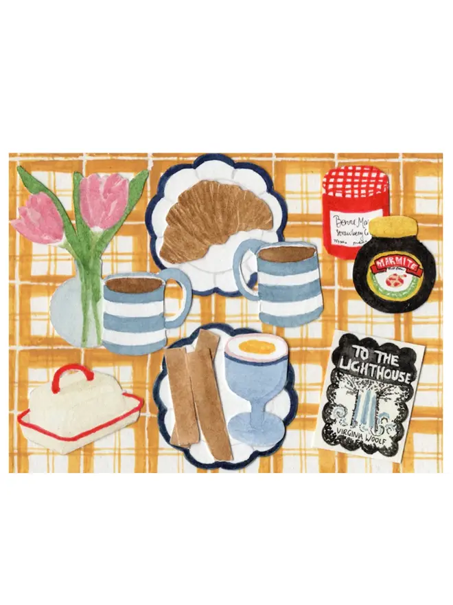 Tulips & Woolf Greetings Card