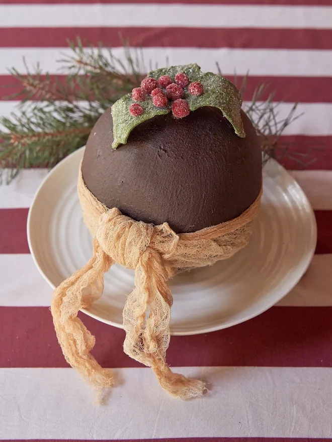 Christmas pudding decoration