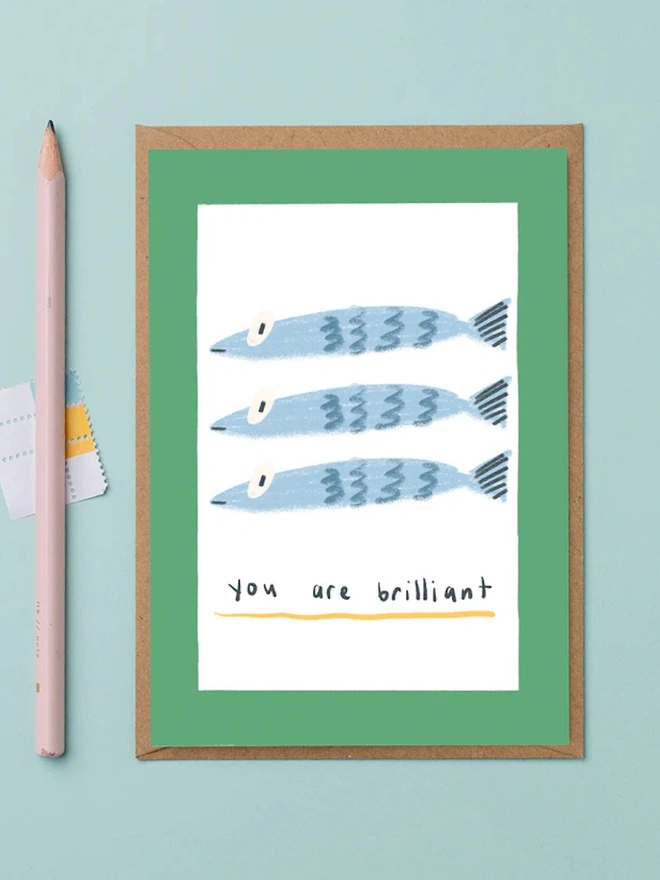 'You Are Brilliant' Greeting Card