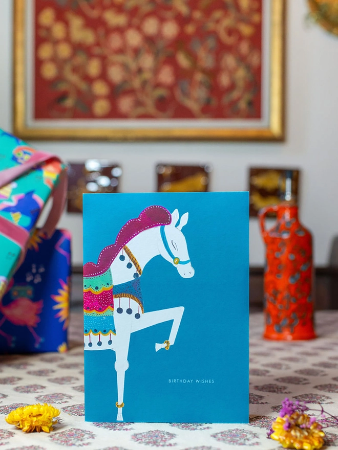 horse b birthday card magic
