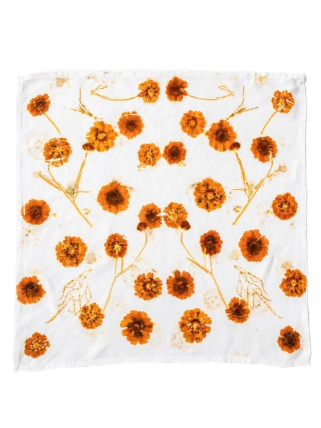 Floral Fancy Linen Napkin (Set Of 4)