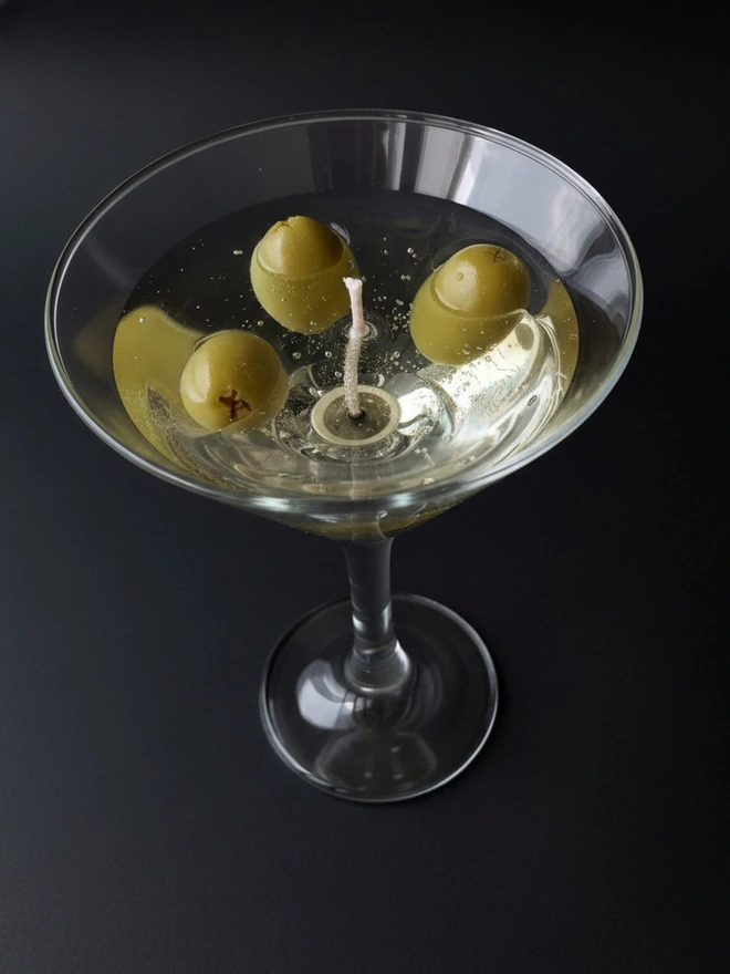Dirty Martini Candle