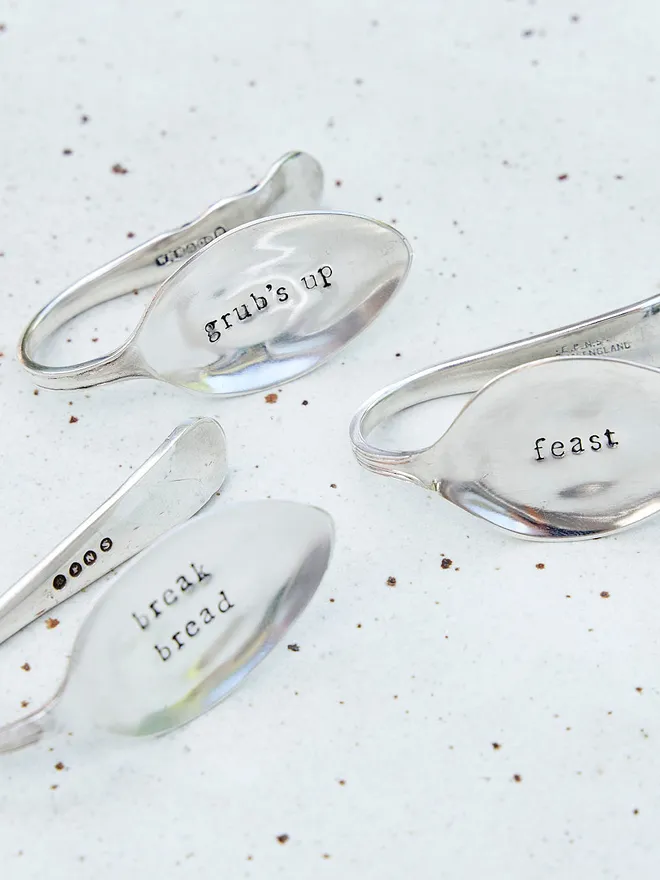 Personalised Vintage Napkin Rings (Set Of 4, 6, 8)