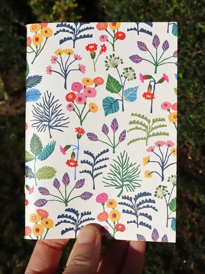 illustrated cowslip floral notebook