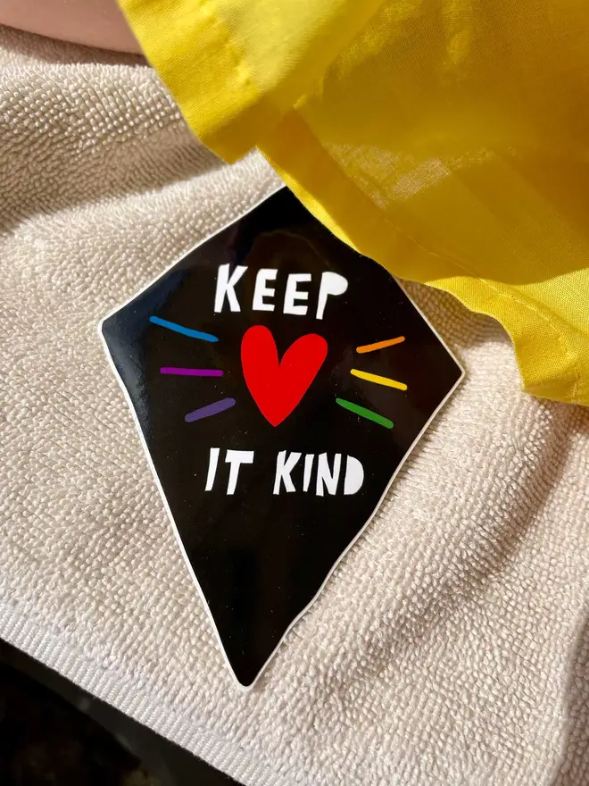 Perfect sticker to put on your waterbottle, laptop, journal.