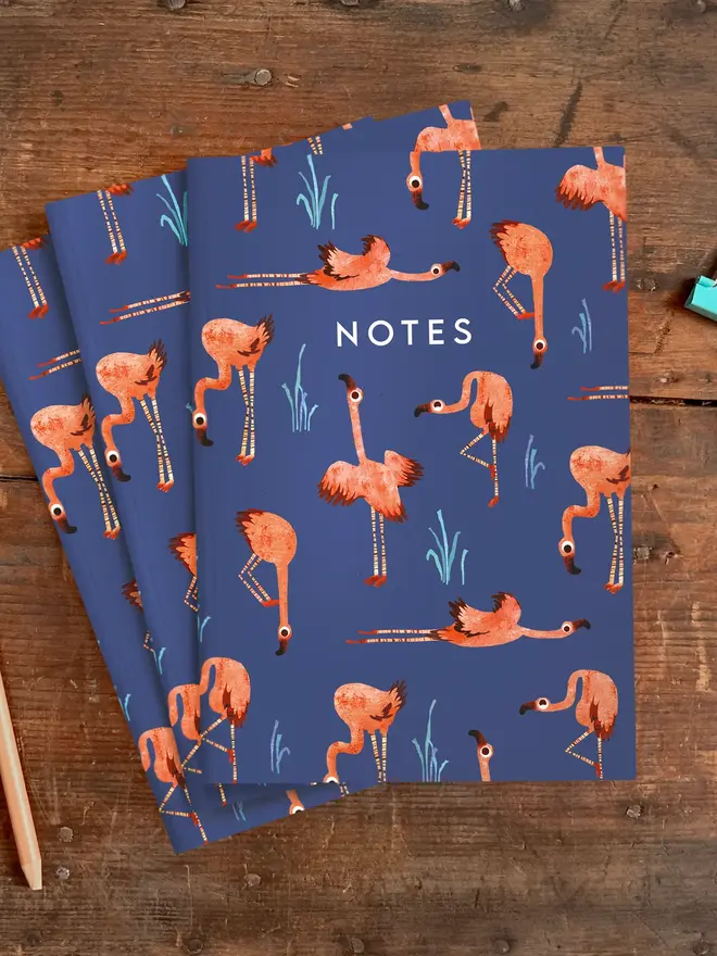 flamingo a5 notebook