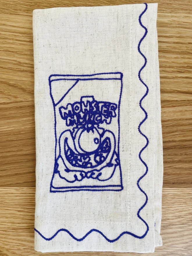 embroidered monster munch