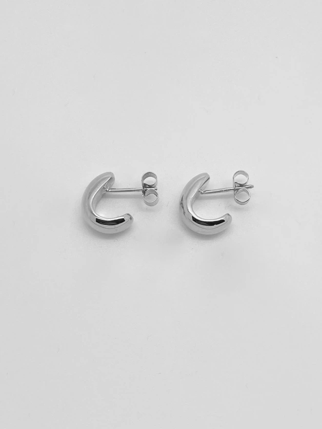 sterling silver ear hugger earrings