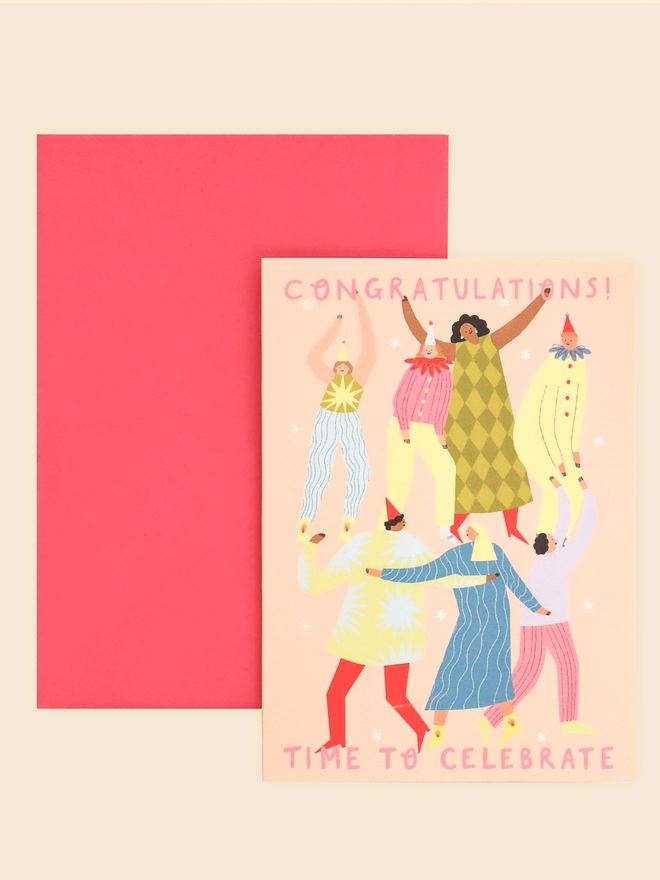 'Congratulations, Time To Celebrate' Card