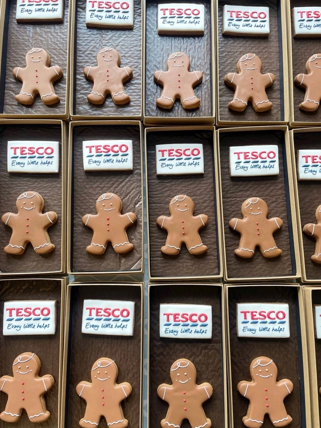 Bespoke brand biscuits Tesco
