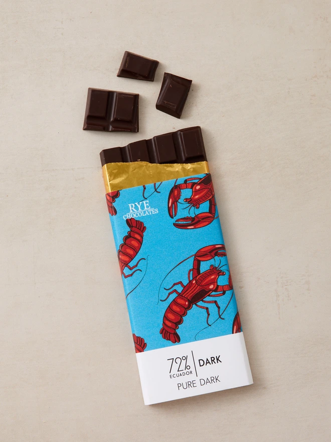 Pure (Very) Dark Chocolate Bar - 72% Ecuadorian
