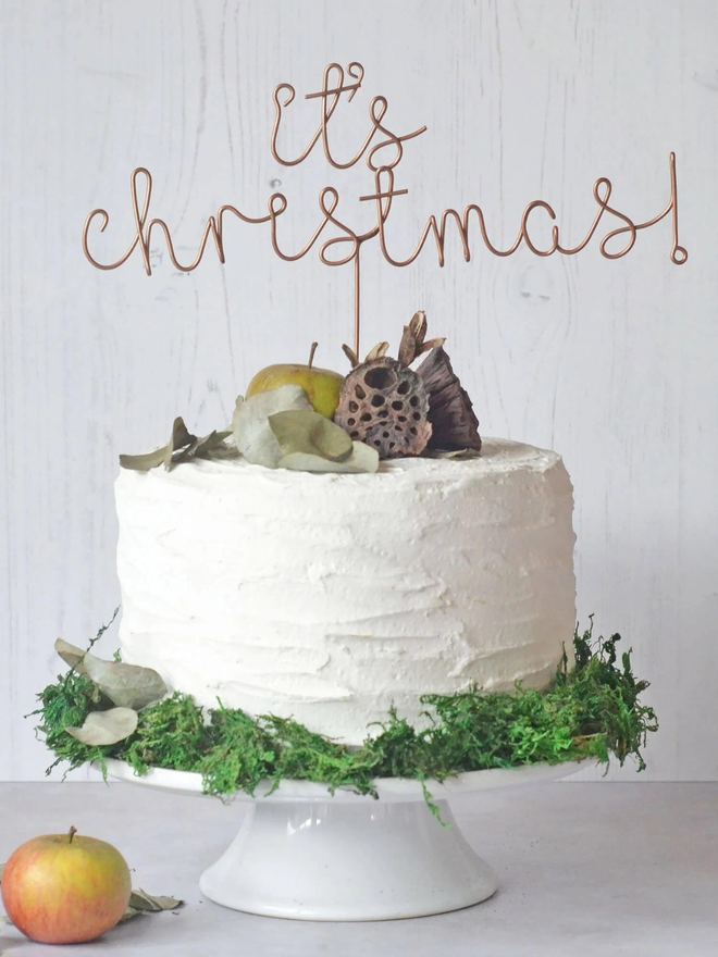 It's Christmas Cake Topper