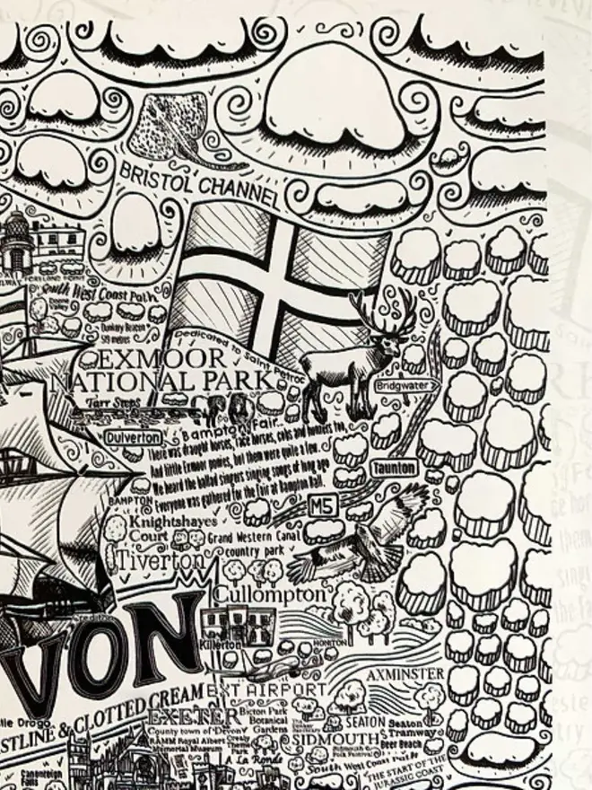 Devon Jigsaw Puzzle - 1000 Pieces Top Right