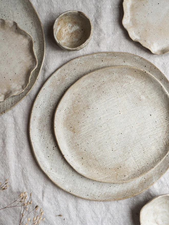Toasted Stoneware Plates