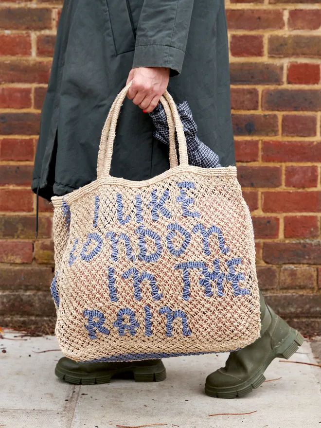 I like london in the rain bag