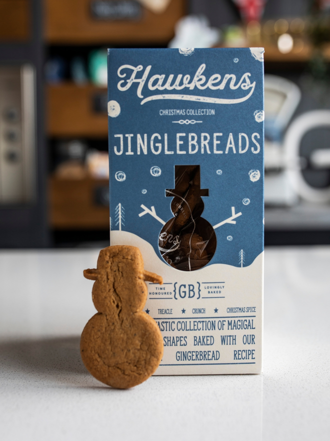 artisan Christmas gingerbread with packing