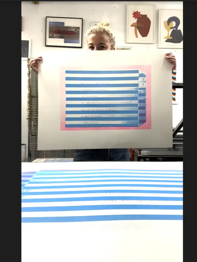 'Uniformity' Original Limited Edition Sweet Nothing Screenprint