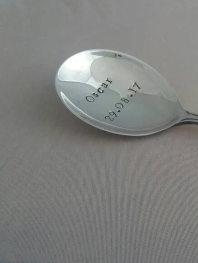 Personalised Christening Vintage Spoon