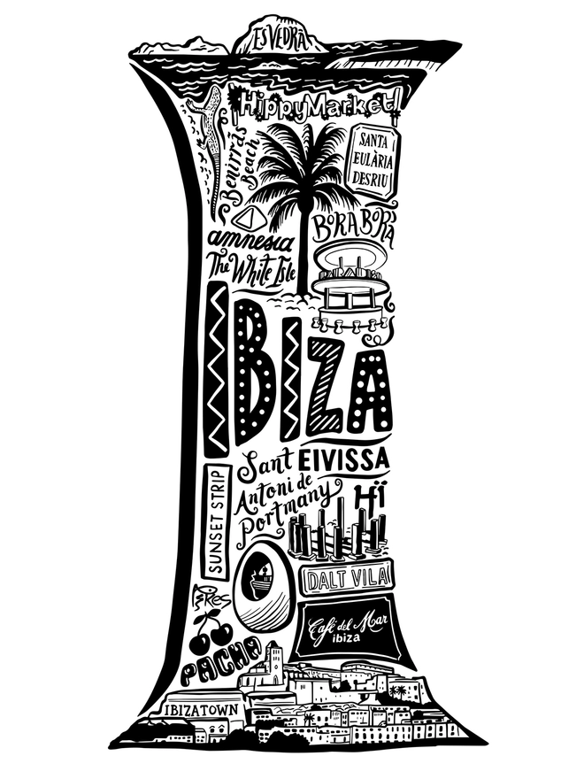 Ibiza location artwork