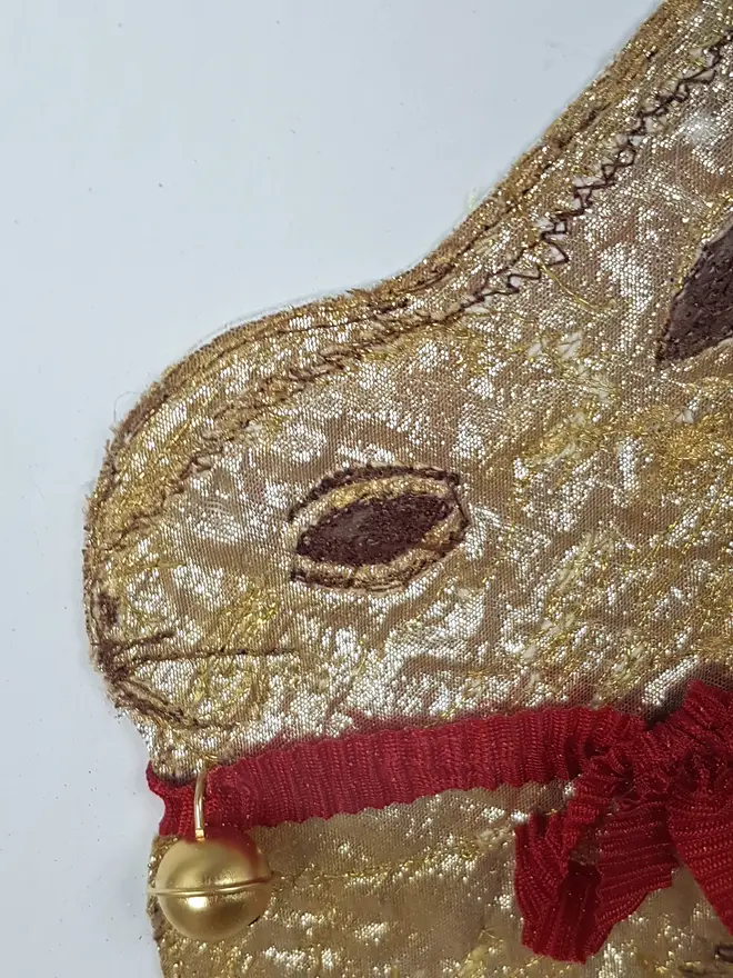 Lindor Lindt Chocolate Bunny Embroidery Wall Art