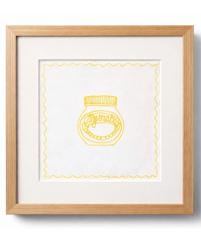 framed mymate marmite artwork