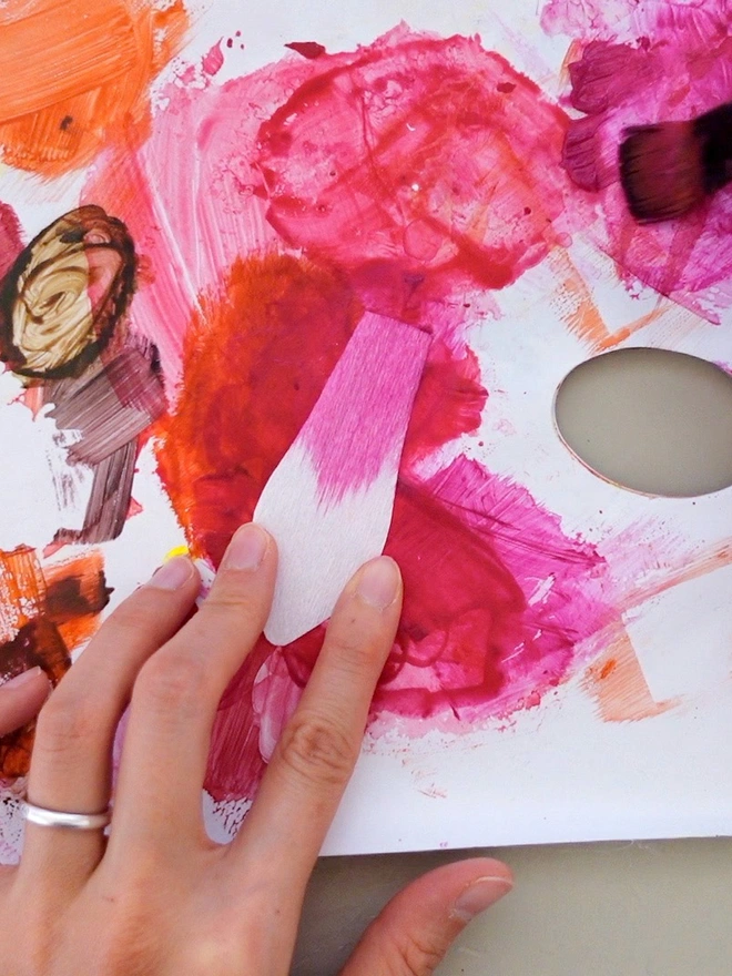 Crepe Paper Cyclamen