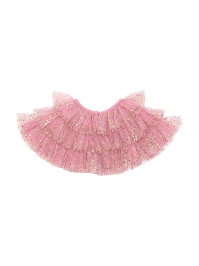 pink kids' sparkle cape