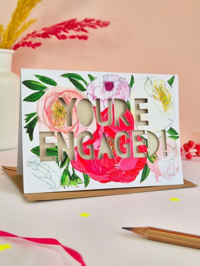Engagement card