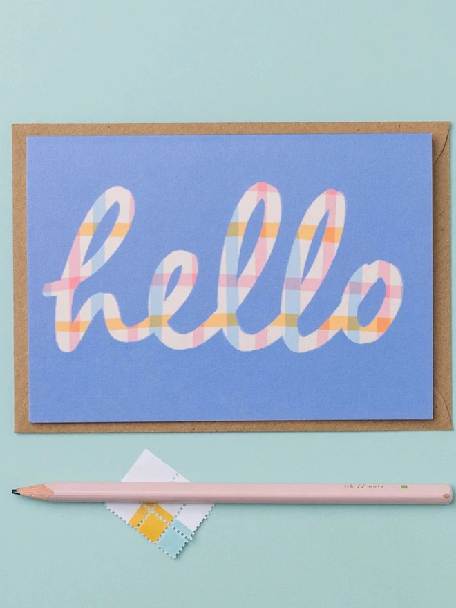 'Hello' Greeting Card