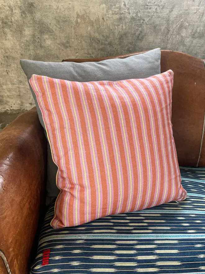 Stripe And Tart Cushions