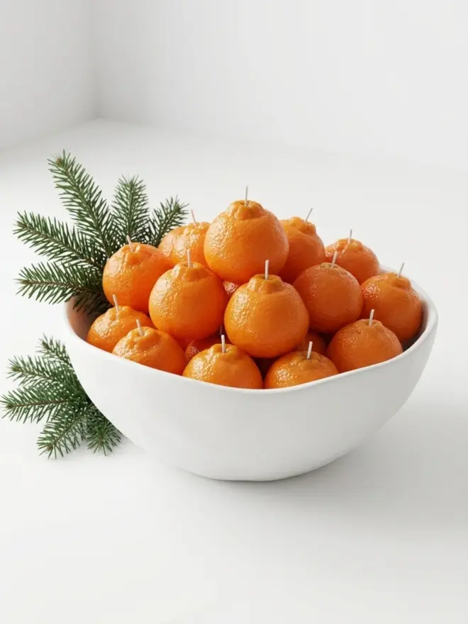 Clementine Candle