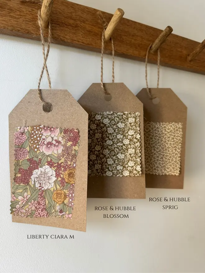 Fabric Letter Garland.  Fabric swatch