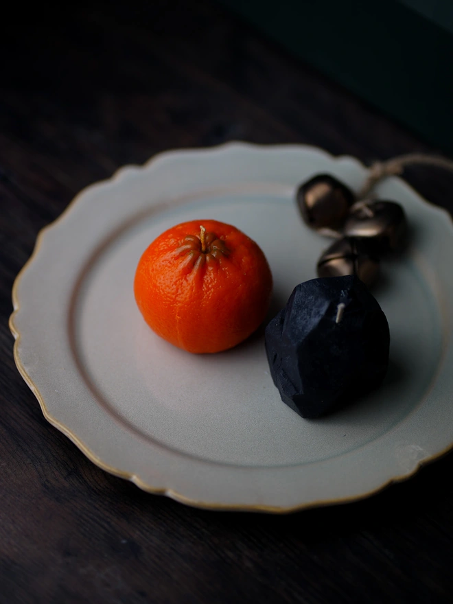 Tangelos Orange & Large Coal Candle