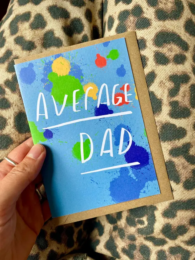 A card for an above-average dad