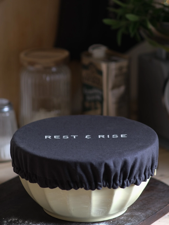 reusable fabric proving bowl cover for bread making