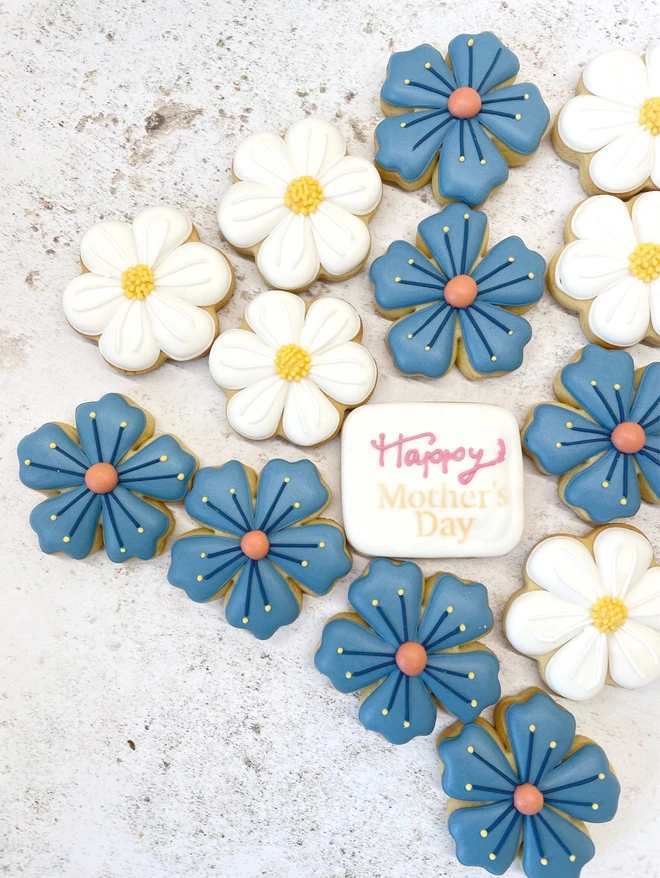 flower biscuits for Mothers day 