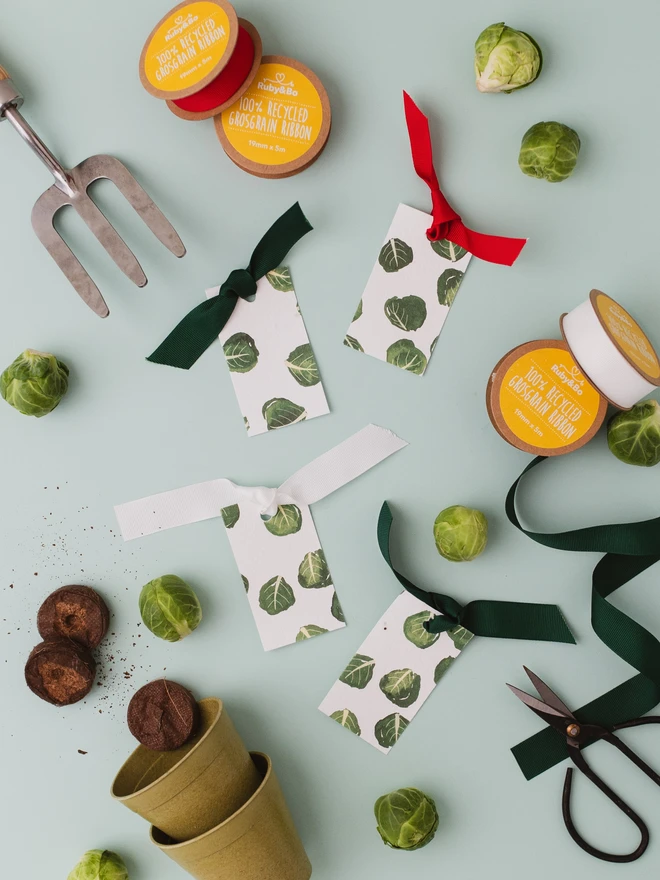 Brussel Sprout Plantable Gift Tags