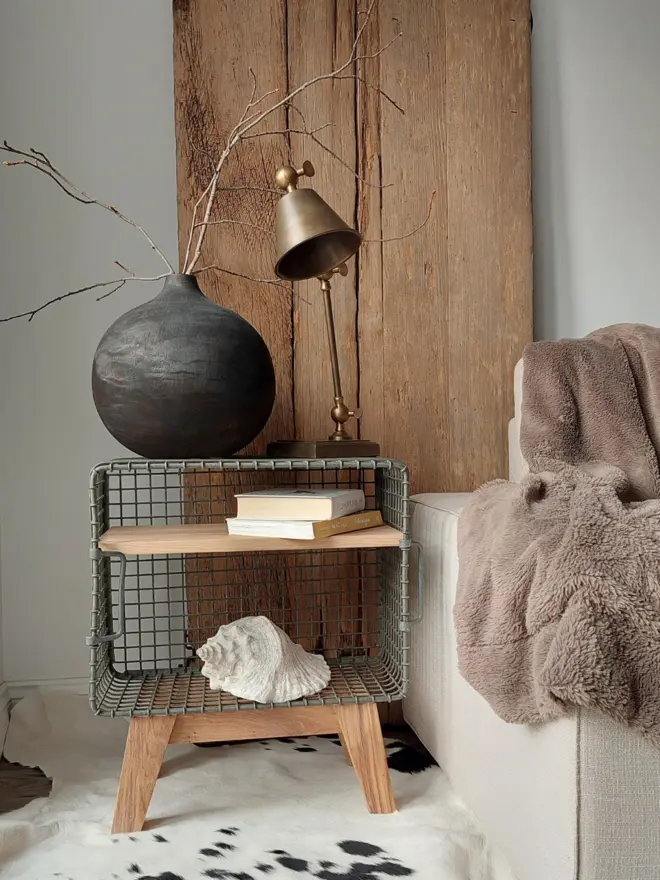 Rustic Bedside Table (Set of 2)