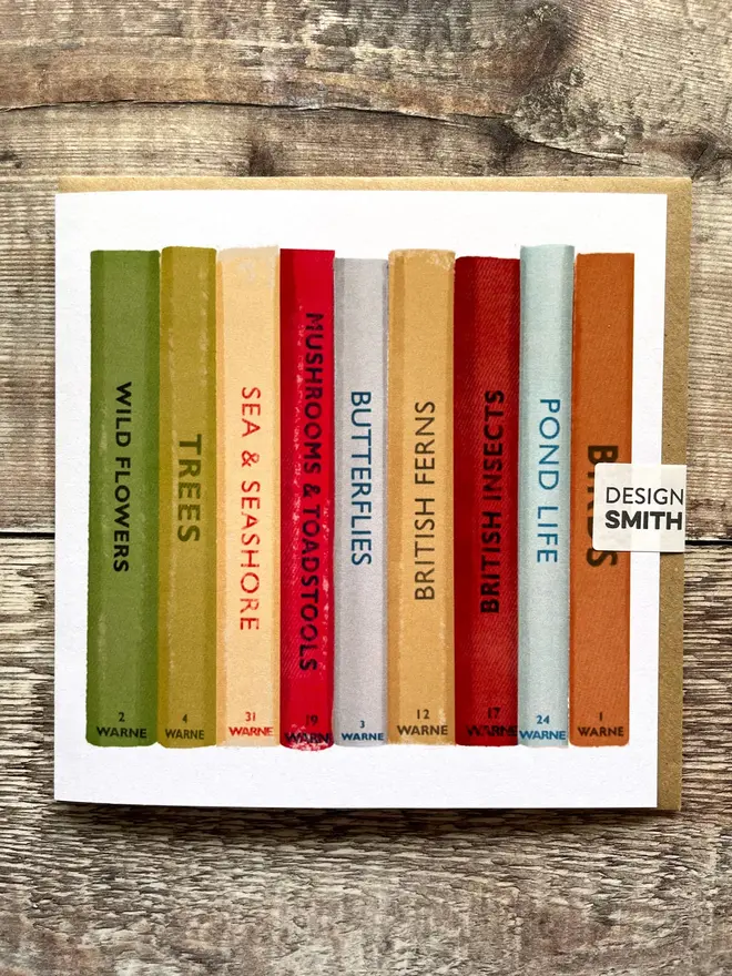 Observer Nature Books Blank Greetings Card