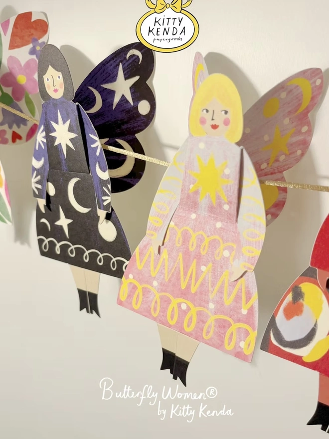 Butterfly Woman 3D Pop Out Card
