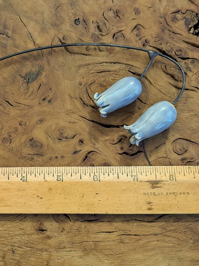 Ceramic Bluebells (Set of 3 Flowers)