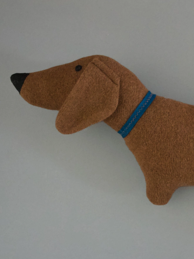 Chestnut dachshund plush animal